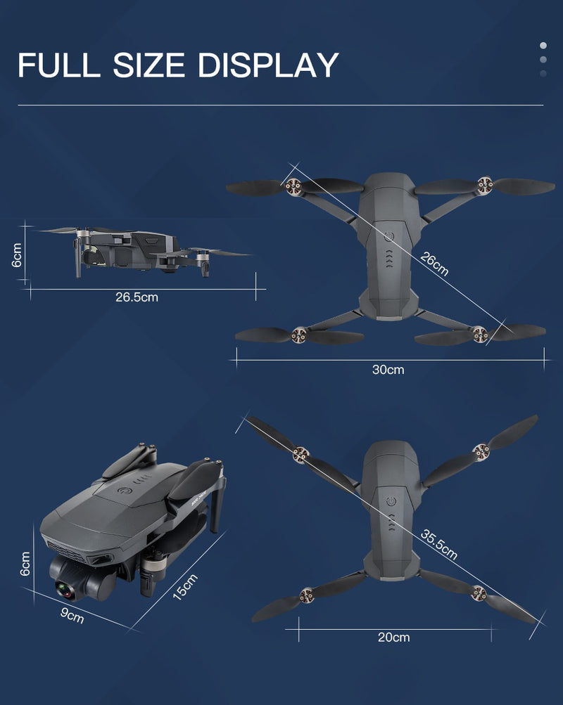 SG907 MAX Triple-Axis Drone 5G WiFi GPS 4K Camera