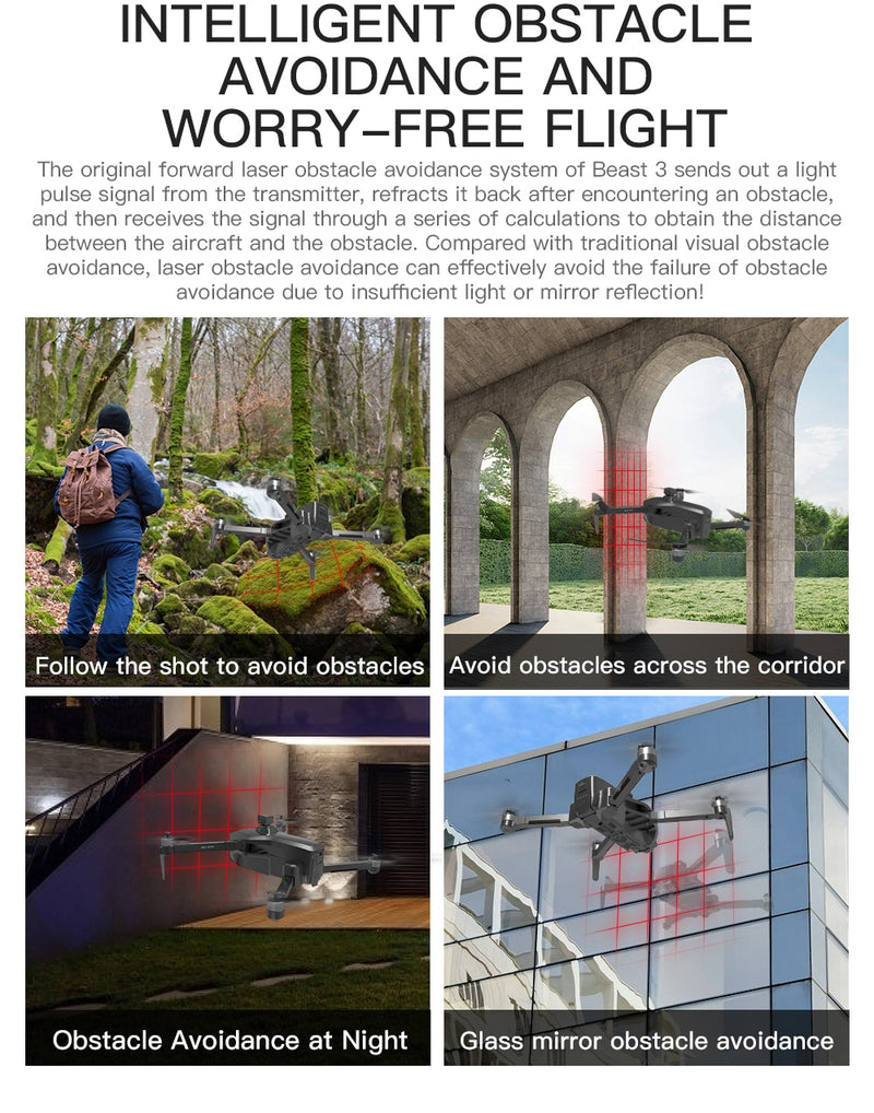 SG906 Pro 2 / SG906 MAX Triple-Axis Drone GPS WiFi 4K Camera