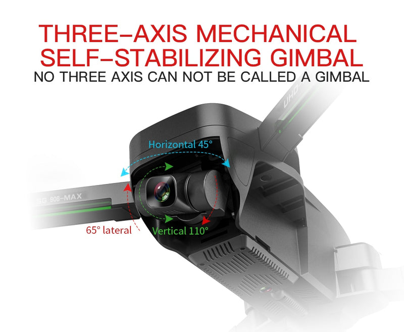 SG906 Pro 2 / SG906 MAX Triple-Axis Drone GPS WiFi 4K Camera
