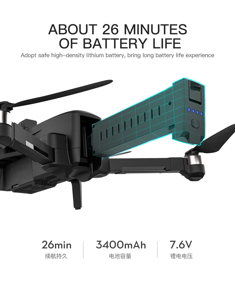 SG906 Pro 2 / SG906 MAX Triple-Axis Drone GPS WiFi 4K Camera