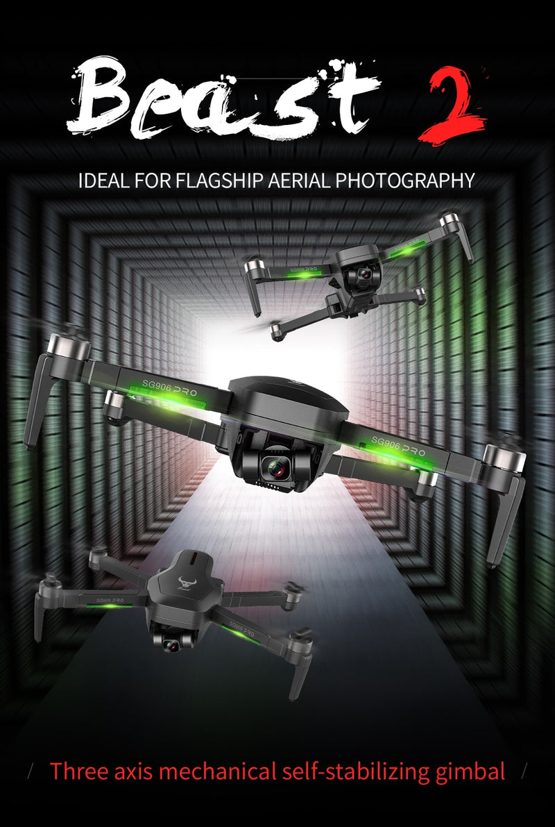 SG906 Pro 2 / SG906 MAX Triple-Axis Drone GPS WiFi 4K Camera