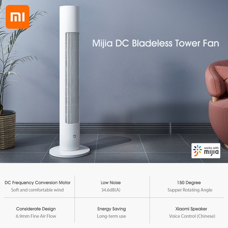 Oscillating Smart Tower Fan
