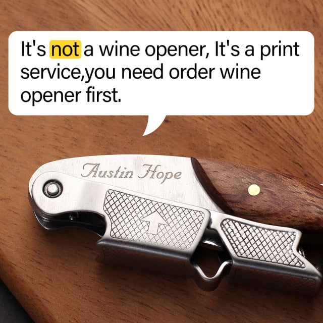 Custom Handheld Corkscrew