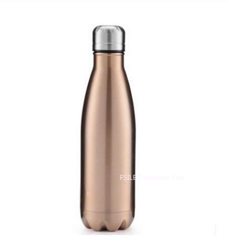 Patterned Stainless Steel Water Bottle (500 ml, 1,000 ml)
