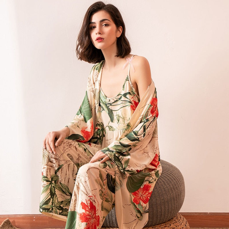 Floral Pajamas Set