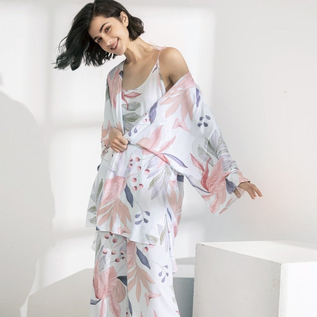 Floral Pajamas Set