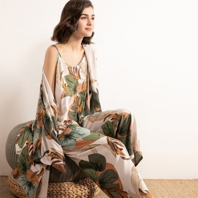 Floral Pajamas Set