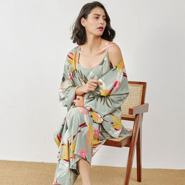 Floral Pajamas Set
