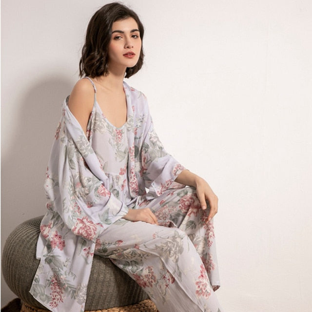 Floral Pajamas Set