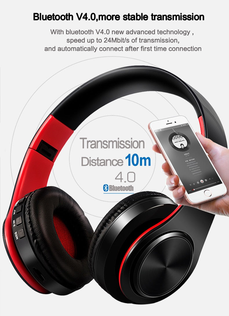 Wireless Bluetooth Over-Ear Headphones
