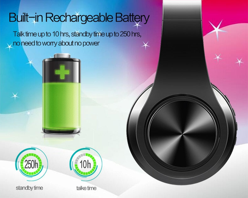 Wireless Bluetooth Over-Ear Headphones
