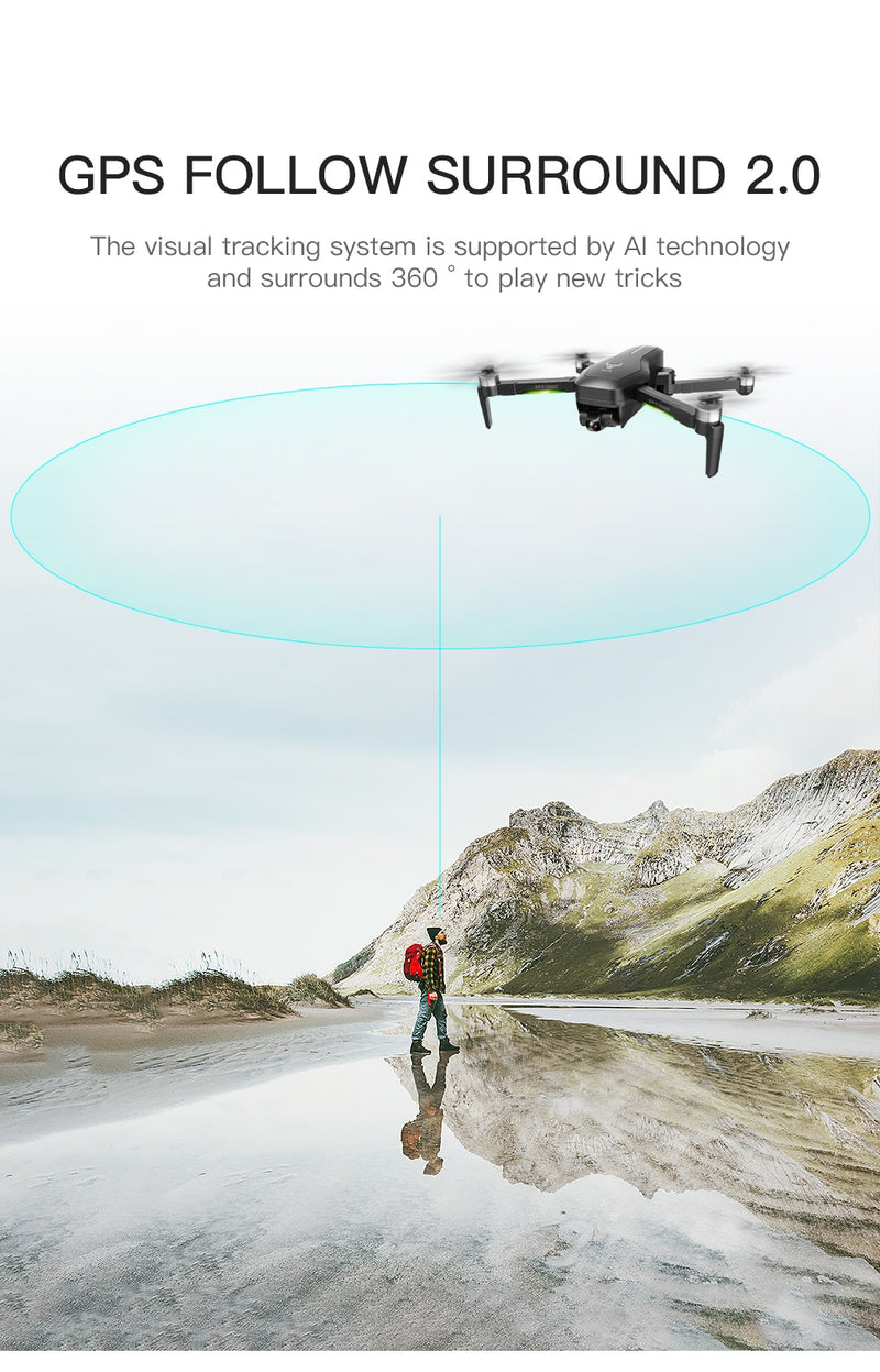 SG906 Pro 2 / SG906 MAX Triple-Axis Drone GPS WiFi 4K Camera