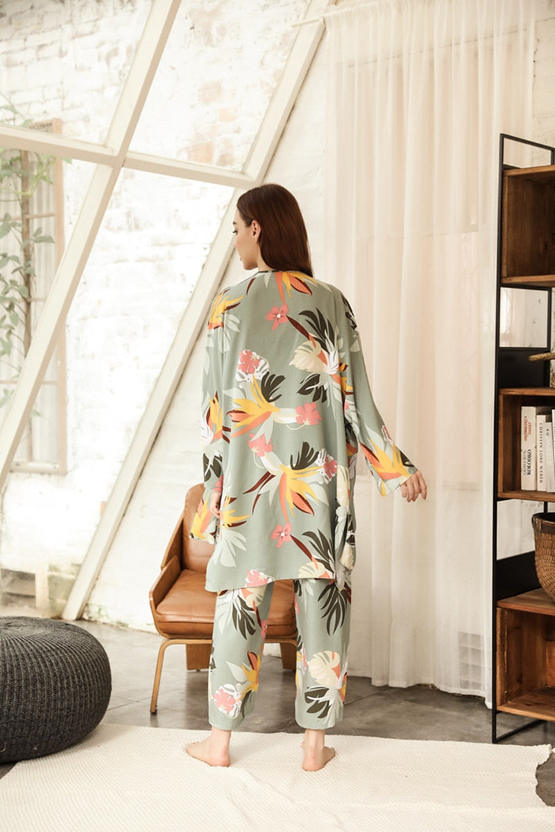 Floral Pajamas Set