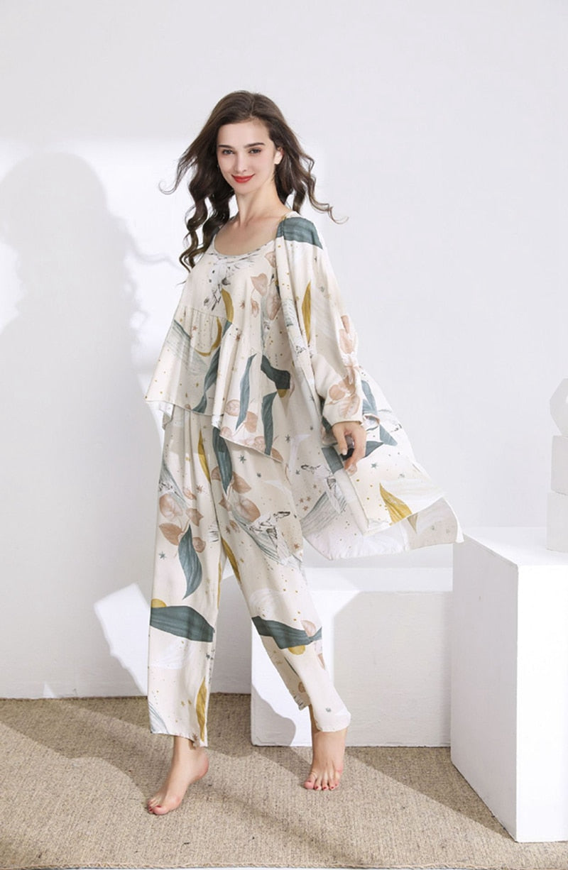 Floral Pajamas Set