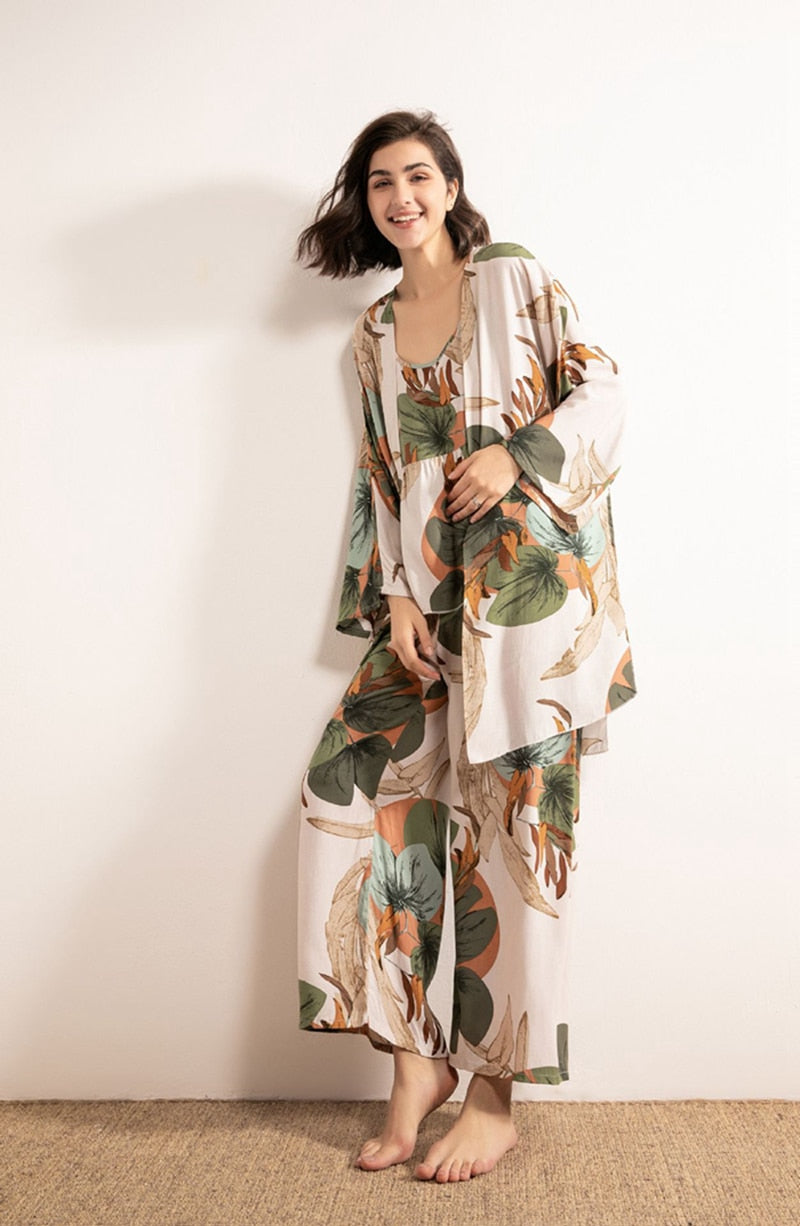 Floral Pajamas Set
