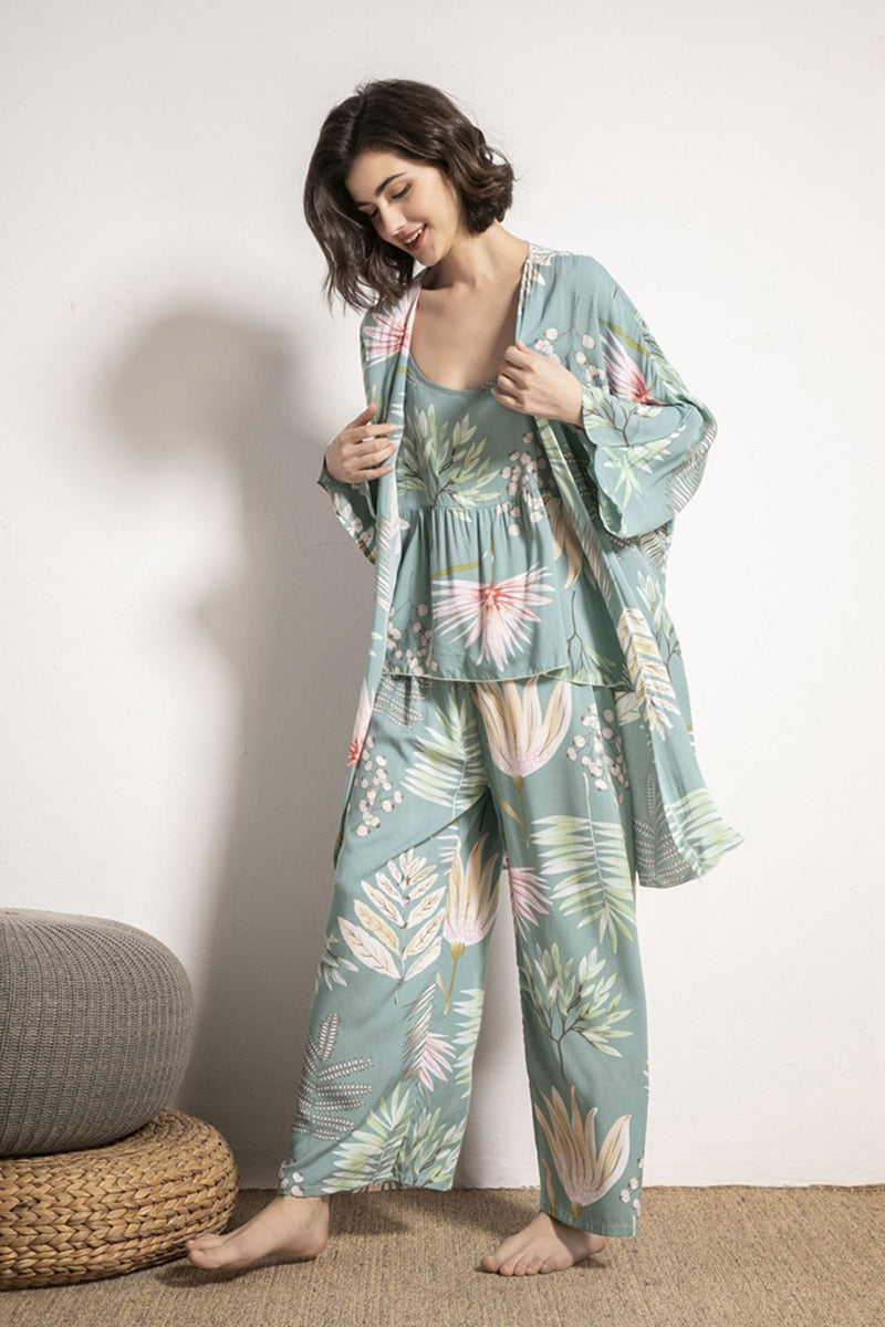 Floral Pajamas Set