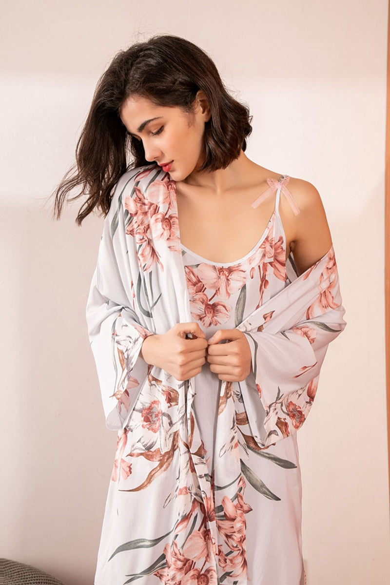 Floral Pajamas Set