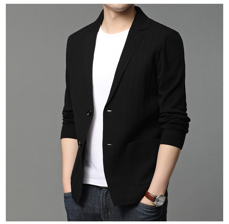 Casual Cardigan Single-Breasted Blazer