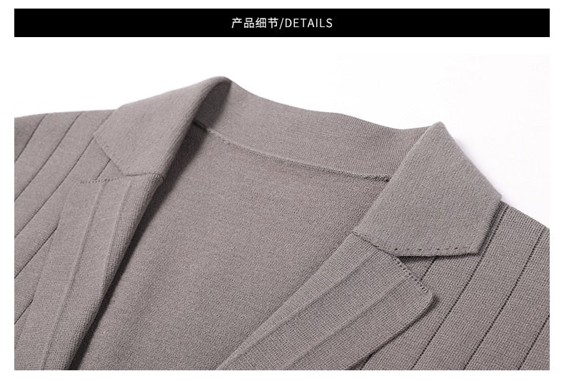 Casual Cardigan Single-Breasted Blazer
