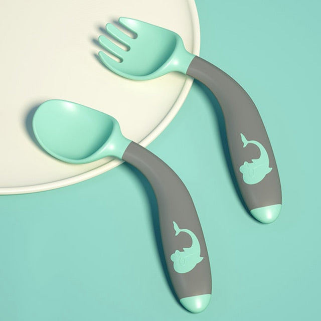 BPA-Free Flexible Silicone Baby Spoon