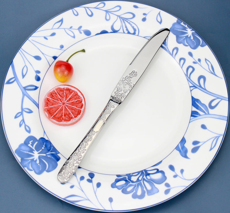 Elegant Flower Pattern Cutlery Set