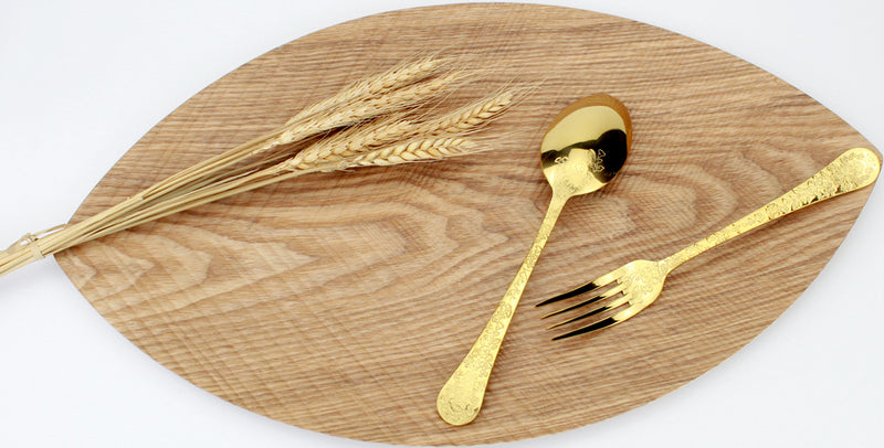 Elegant Flower Pattern Cutlery Set