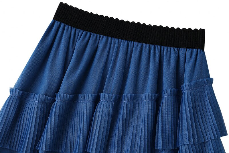 Full-Length Ruffled Skirt
