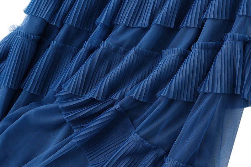 Full-Length Ruffled Skirt