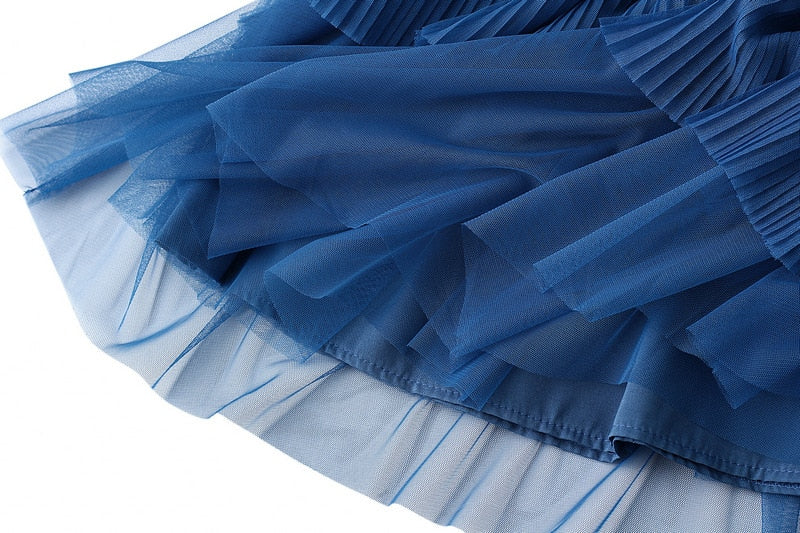 Full-Length Ruffled Skirt