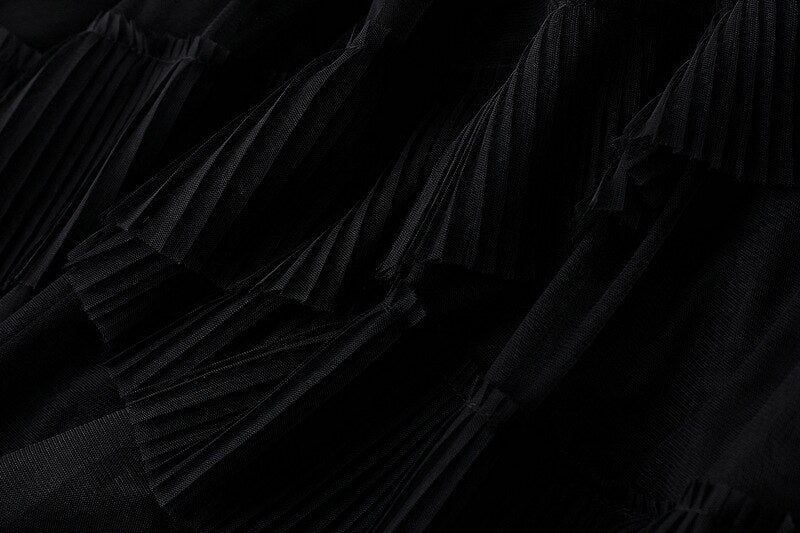 Full-Length Ruffled Skirt
