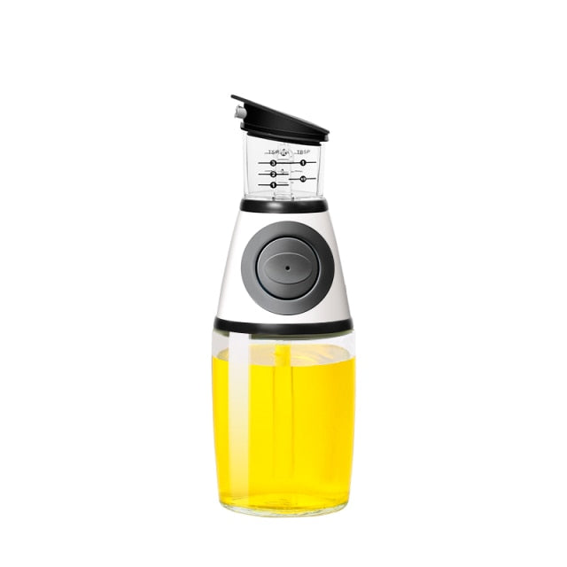 Press-and-Measure Oil and Vinegar Dispenser