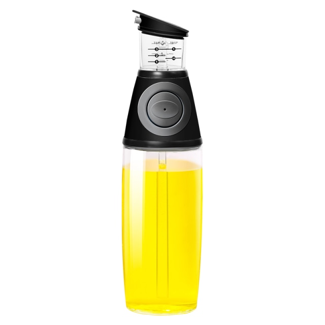 Press-and-Measure Oil and Vinegar Dispenser