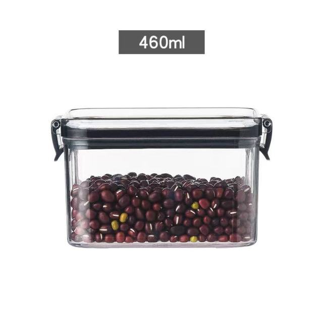 Square Food Storage Container with Clip-On Lid