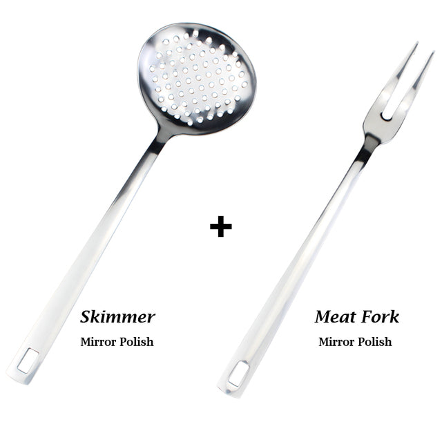Modern Stainless Steel Kitchen Cooking Utensil Set