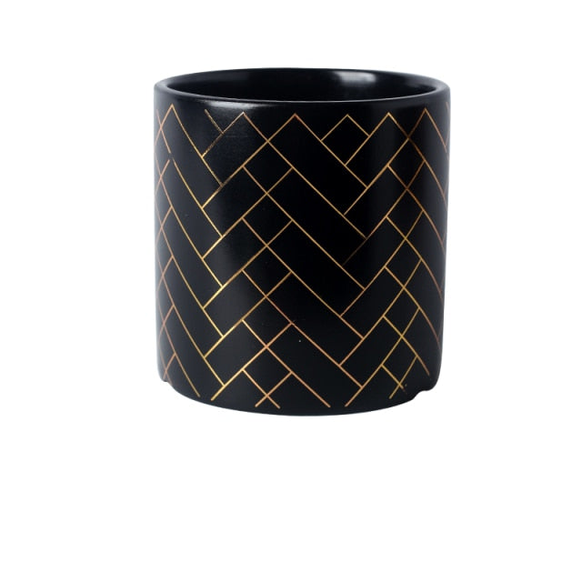 Geometric Ceramic Planter