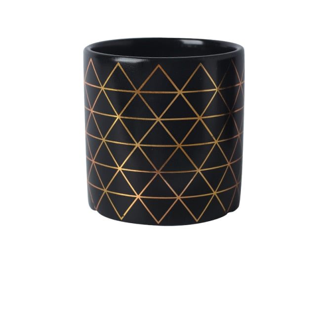 Geometric Ceramic Planter