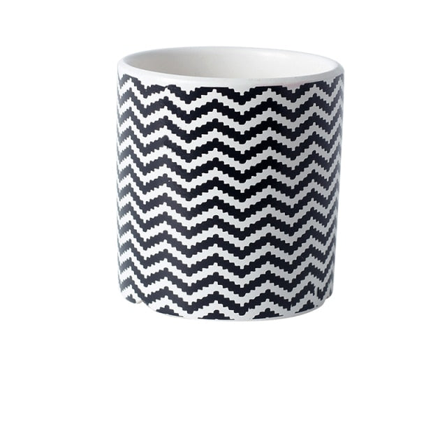 Geometric Ceramic Planter