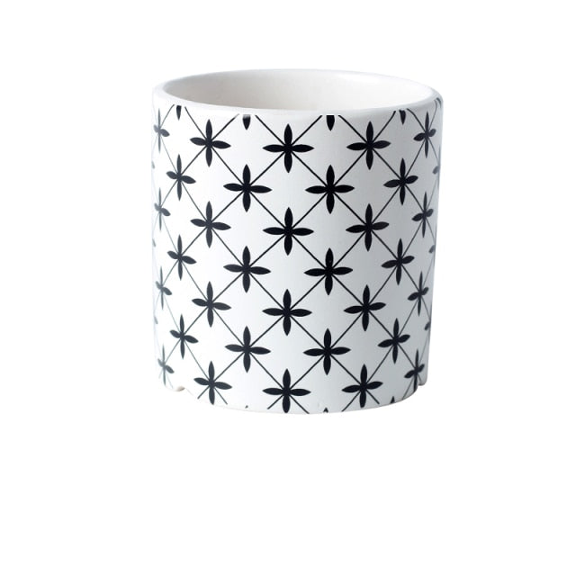 Geometric Ceramic Planter