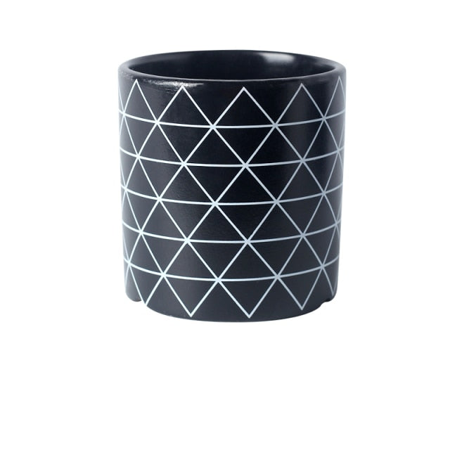 Geometric Ceramic Planter