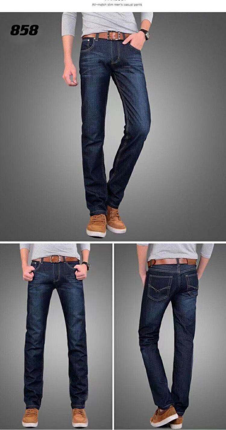Casual Straight-Leg Jeans