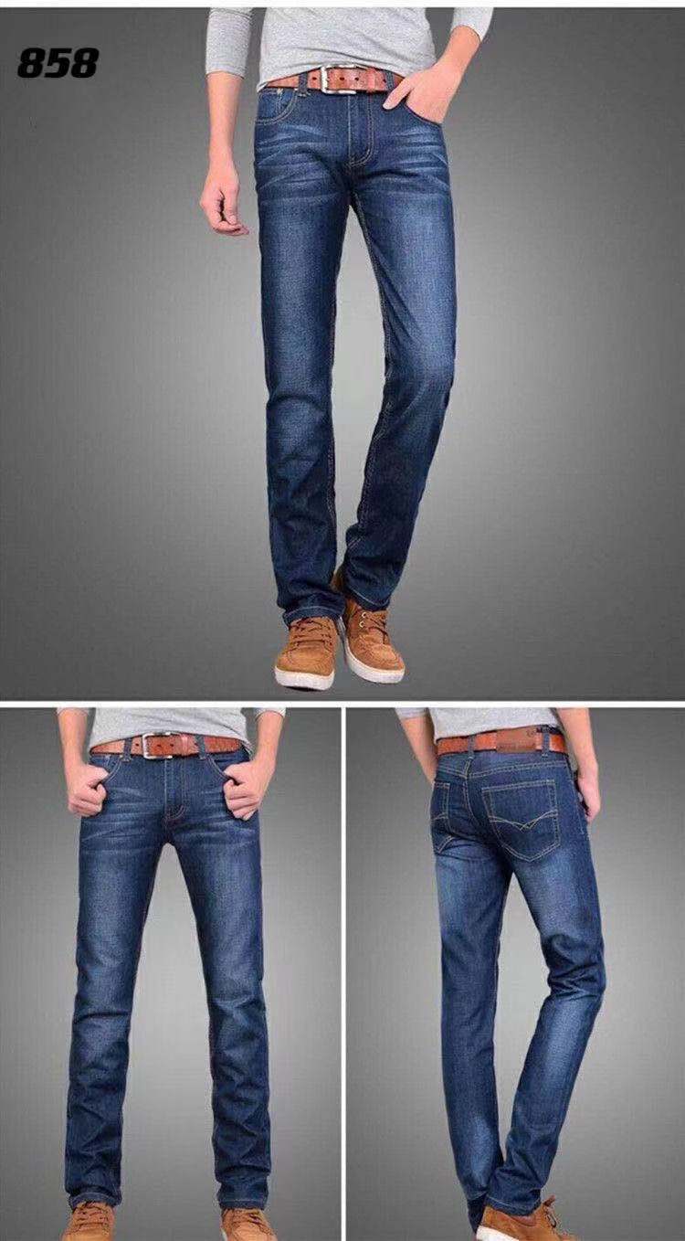 Casual Straight-Leg Jeans