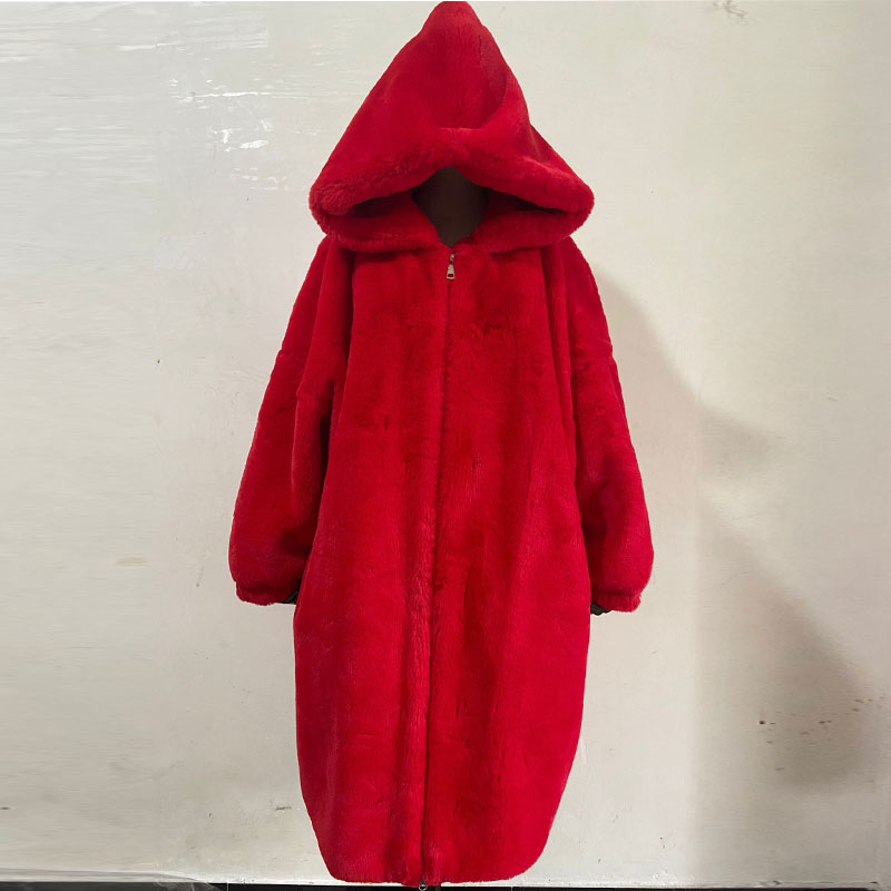 Hooded Faux-Fur Winter Coat
