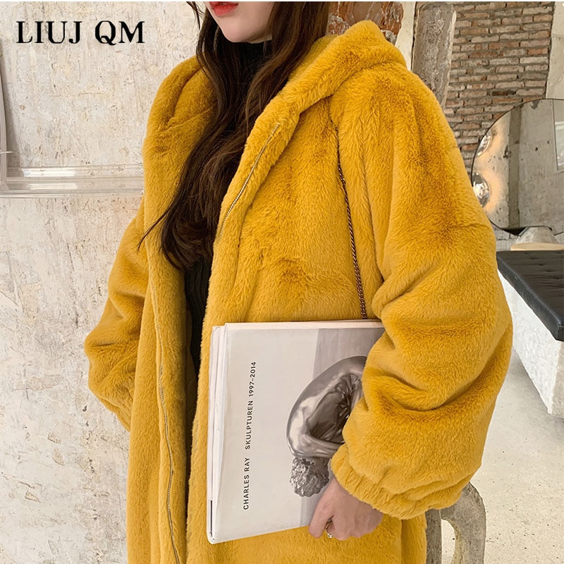 Hooded Faux-Fur Winter Coat