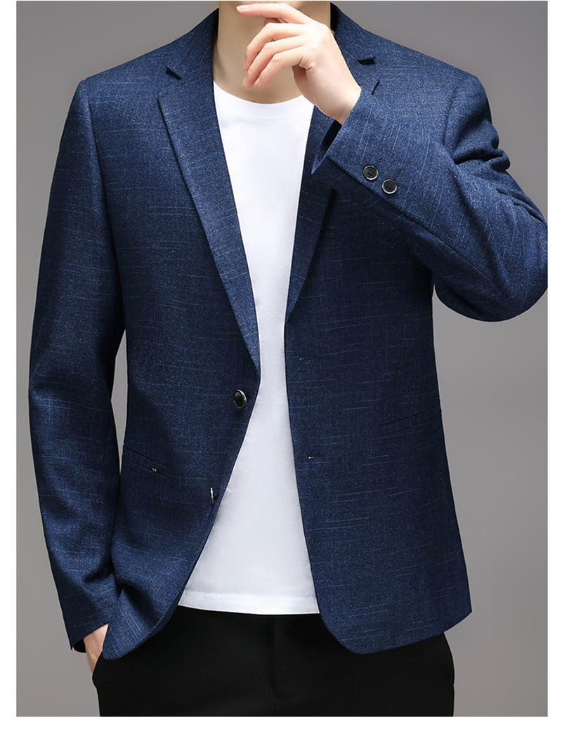 Slim Fit Single-Breasted Suit