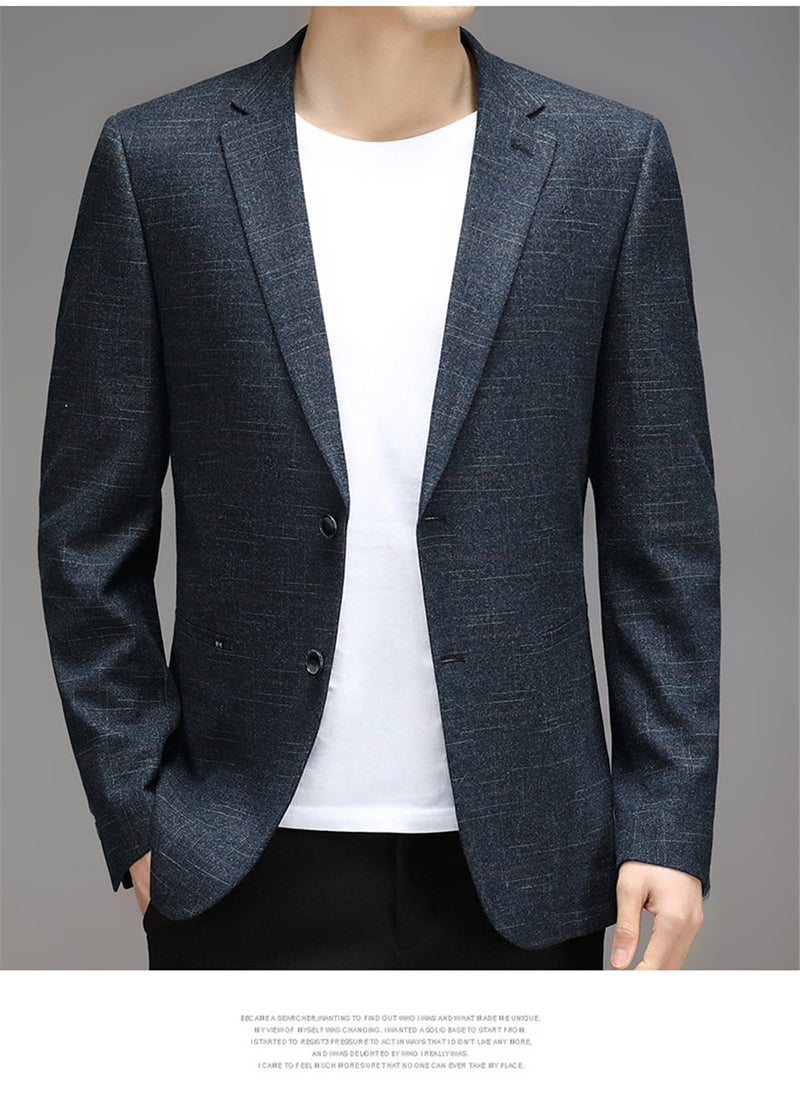 Slim Fit Single-Breasted Suit