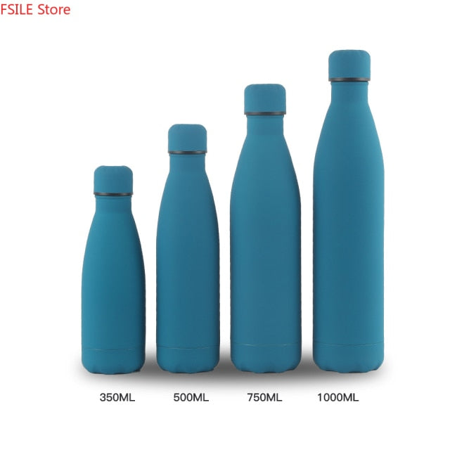 Monochrome Stainless Steel Water Bottle (350 ml, 500 ml, 750 ml, 1,000 ml)