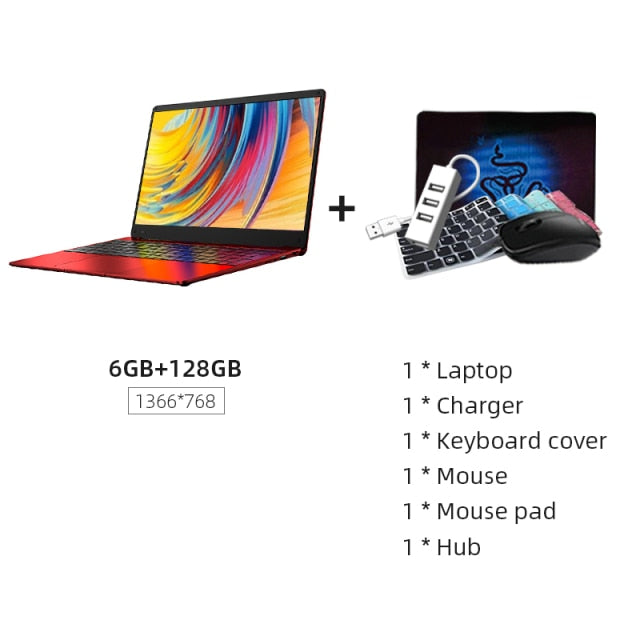 Dere MBook M10 Laptop 15.6" Intel Celeron N5095 FHD Core 12 GB ROM 256 GB, 512 GB Windows 10