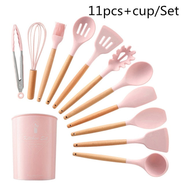 Silicone Utensil Set