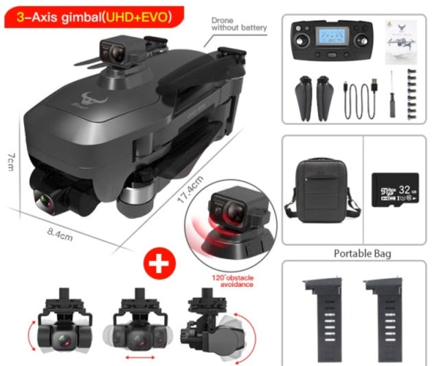 SG906 Pro 2 / SG906 MAX Triple-Axis Drone GPS WiFi 4K Camera