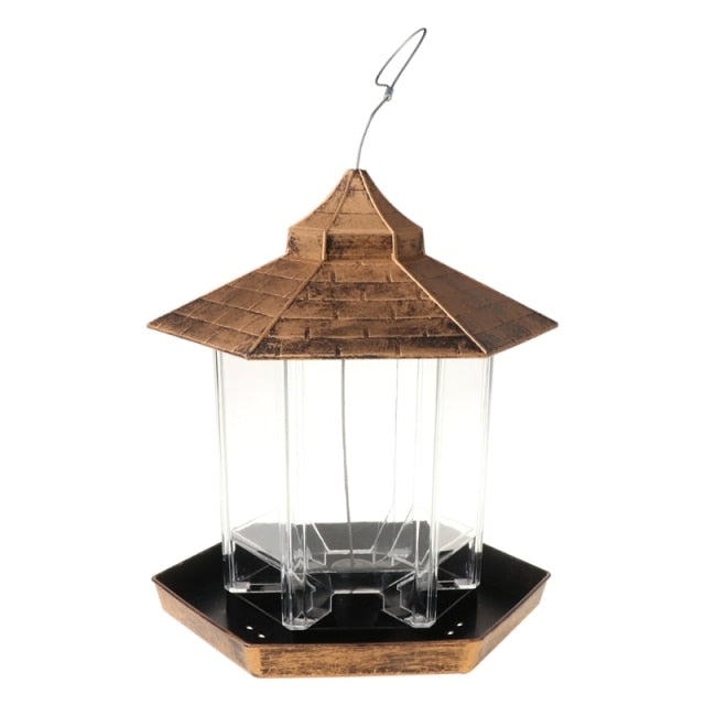 Hanging Hexagon Bird Feeder